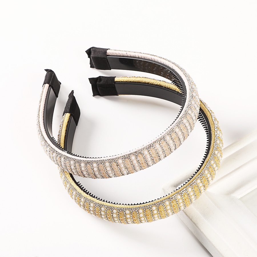 Băng Đô Cài Tóc Đính Đá Và Ngọc Trai Nhân Tạo Phong Cách Hàn Quốc