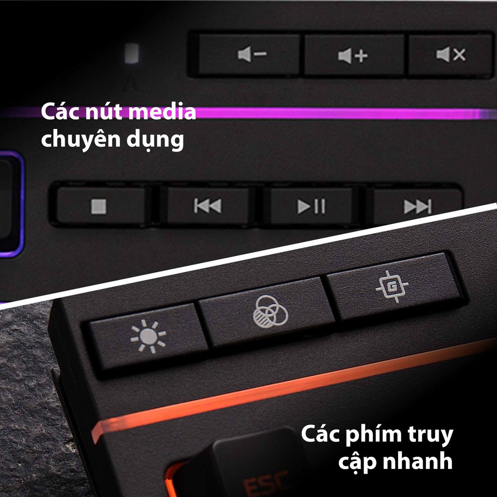  Bàn phím gaming Kingston HyperX Alloy Core RGB - Membrane Gaming Keyboard_HX-KB5ME2-US