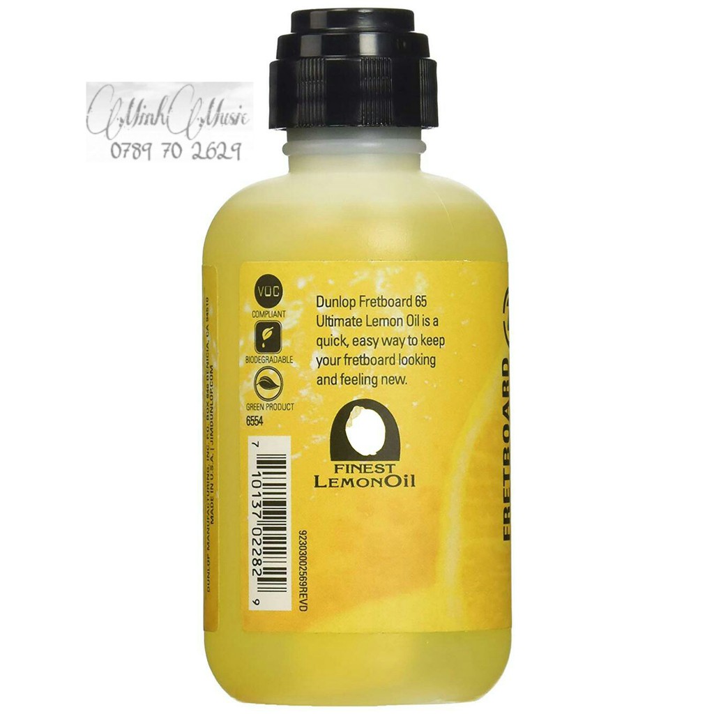 Dung dịch lau vệ sinh bề mặt cần đàn guitar chính hãng Dunlop MMS hình thật
