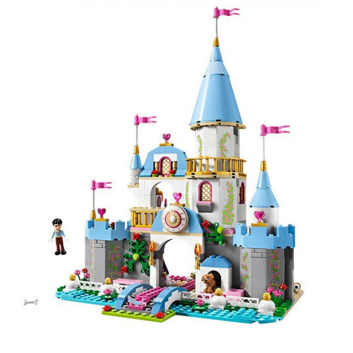 Lego Lắp Ráp Xếp Hình Friends Mô Hình Lâu Đài Tráng Lệ Của Công Chúa Cinderella 697 Khối QUEEN85006