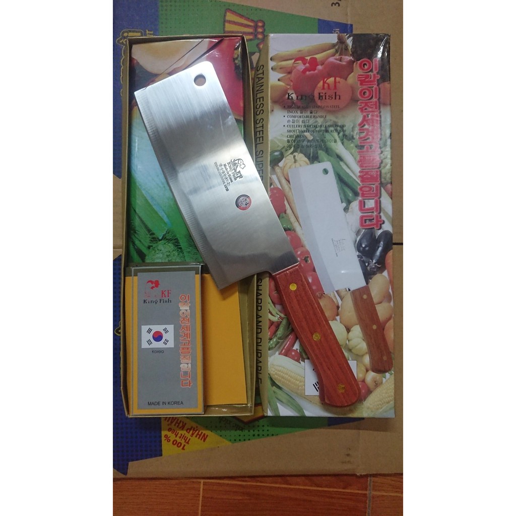 Dao chặt xương thịt HÀN QUỐC bền không gỉ King Fish cao cấp
