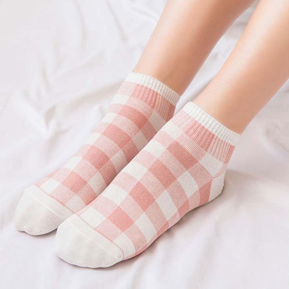 Vớ Cổ Thấp Họa Tiết Dâu Tây Hoạt Hình Dễ Thương
