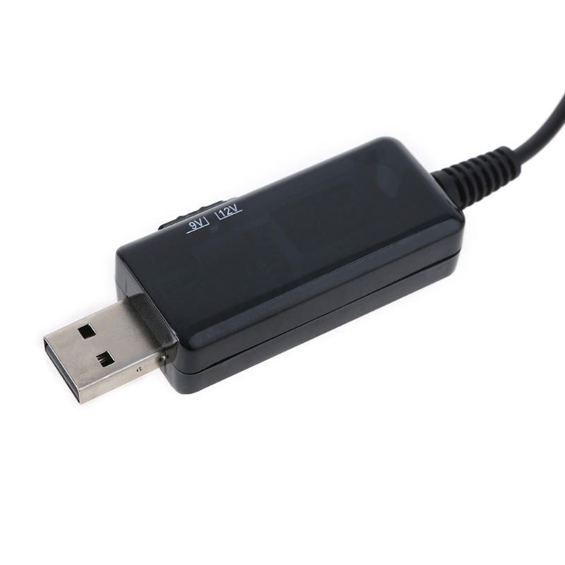 Dây Cáp Chuyển Đổi Nguồn USB 5V Sang 9V 12V Với Đầu Cắm 5.5X2.1mm 3.5X1.35mm 1A