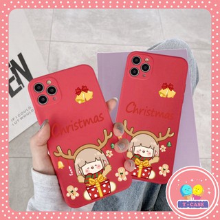 Ốp iphone - Ốp lưng dẻo cạnh vuông Cô Gái sừng hươu 6/6splus/7/8/7plus/8plus/x/xs/xs max/11/11promax/12