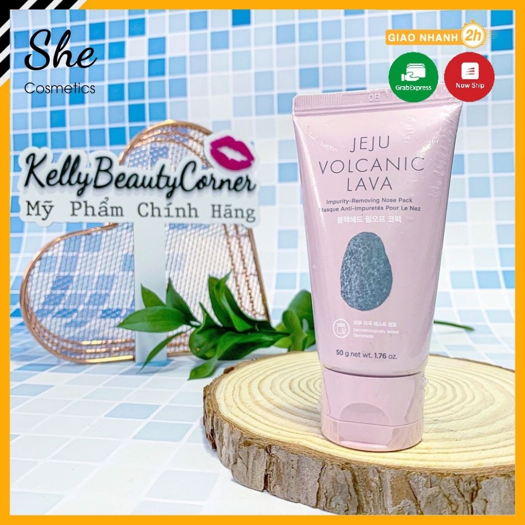 Mặt Nạ Lột Mụn Mũi The Face Shop Jeju Volcanic Lava Peel-Off Clay Nose Mask 50g