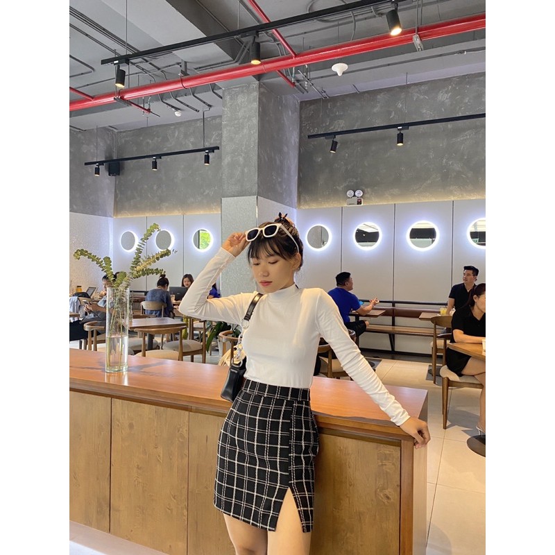 Áo cổ lọ tay dài