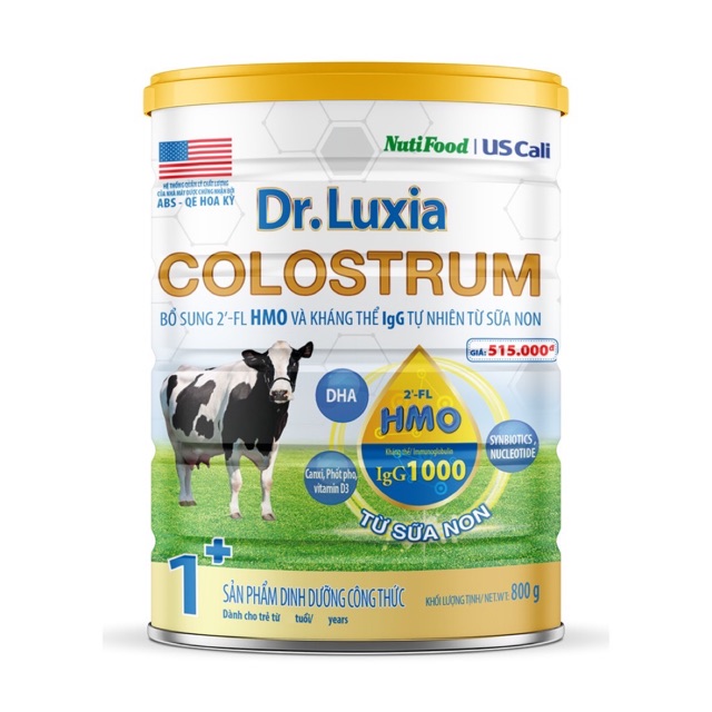 Sữa non Dr Luxia colostrum 1+ loại 800gr