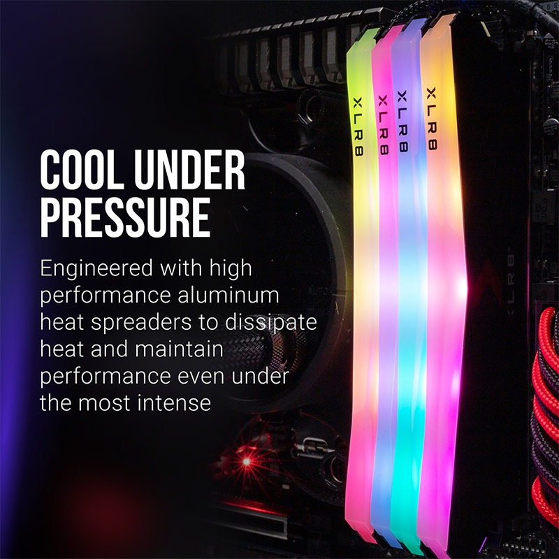 RAM MÁY TÍNH PNY PC4 8GB BUS 3200 LED RGB XLRB New