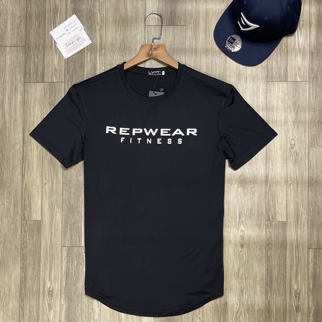 Áo thun nam tập gym DO GYM SHOP form ôm body, thun lạnh 4 chiều thoáng mát