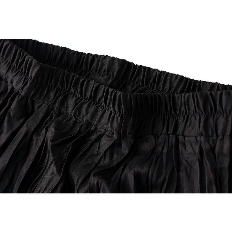 Chân Váy Nhăn Cao Cấp Quảng Châu Dài 82cm Chân Váy Midi Dáng Dài | BigBuy360 - bigbuy360.vn