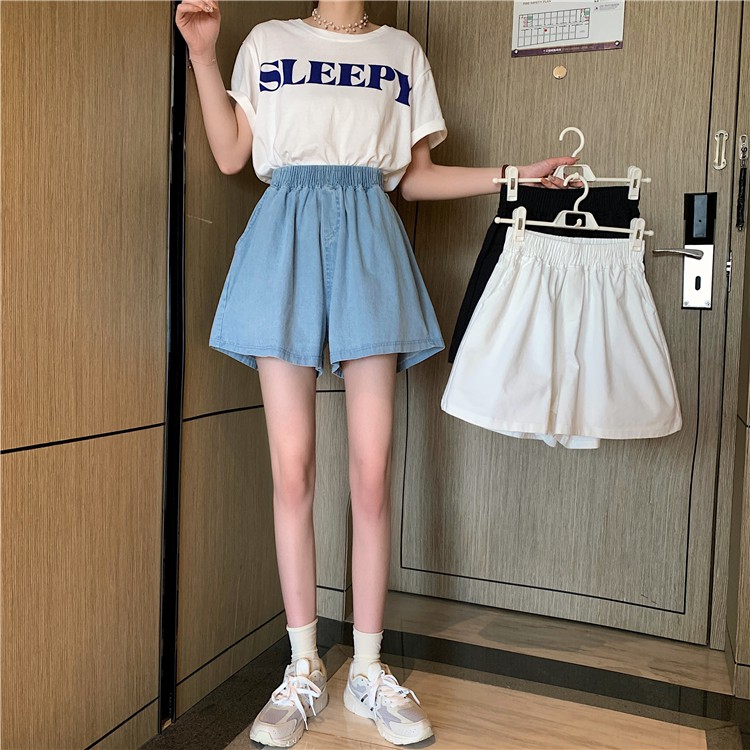 Xiaozhainv Quần ngắn thể thao dáng chữ A lưng cao thời trang cho nữ | BigBuy360 - bigbuy360.vn