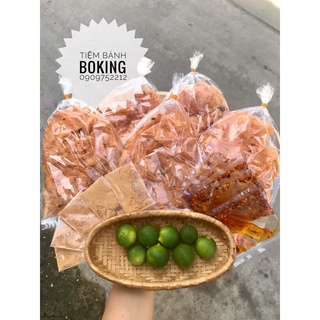 Bánh Tráng dẻo sợi trộn muối nhuyễn sa tế cay hoặc dầu tỏi không cay | BOKING