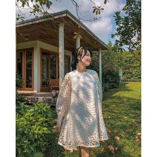 Đầm ren td 2 lớp