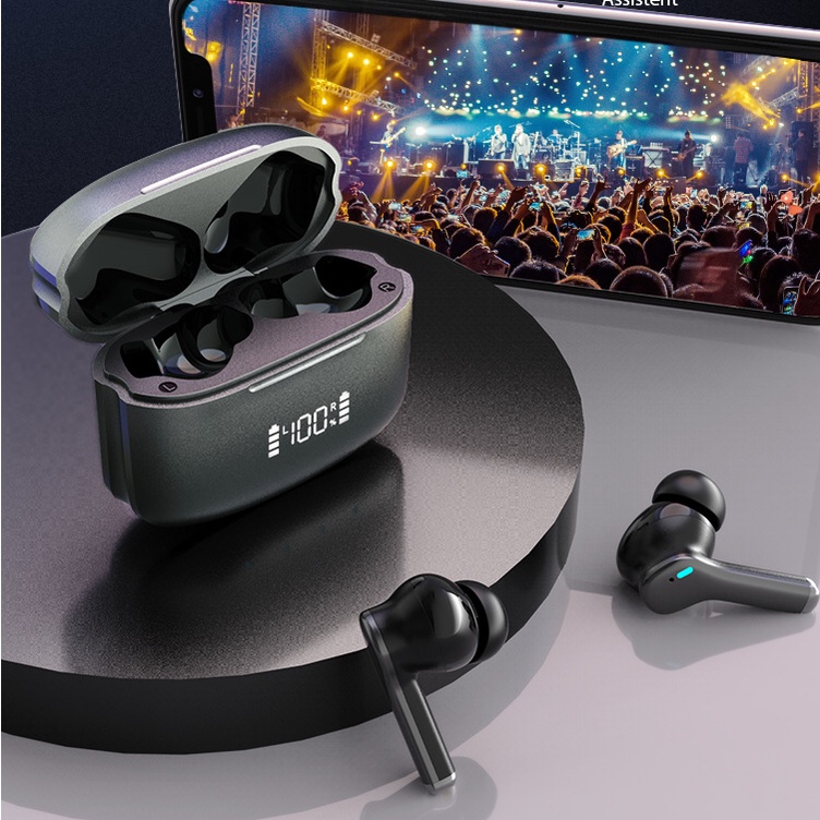 Tai nghe bluetooth nhét tai chống ồn cao cấp V5.1 chính hãng dùng cho iPhone Samsung OPPO VIVO HUAWEI XIAOMI