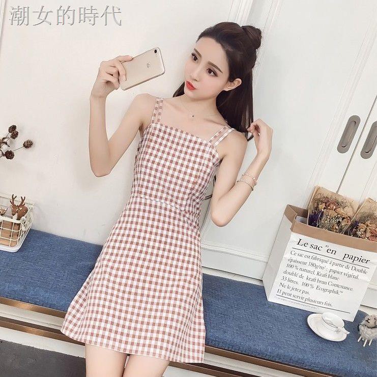 Đầm Hai Dây Mỏng Chiết Eo Thời Trang 2020 Quyến Rũ Cao Cấp | BigBuy360 - bigbuy360.vn