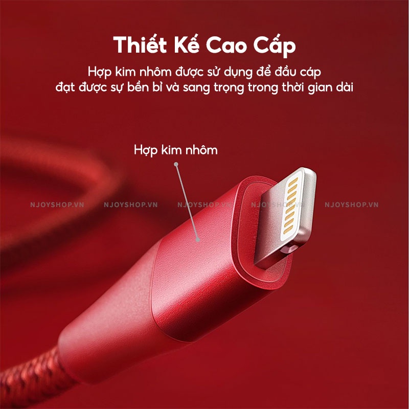 Cáp Sạc Nhanh ANKER Powerline+ II Dây Nylon Siêu Bền Chống Gãy Chân Cắm USB to L Njoyshop