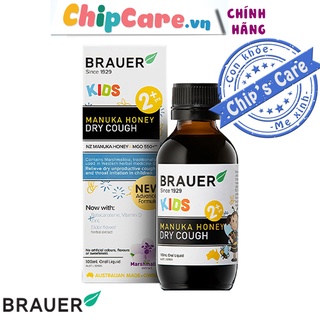 Siro brauer dry cough cho bé ho khan từ 2 tuổi