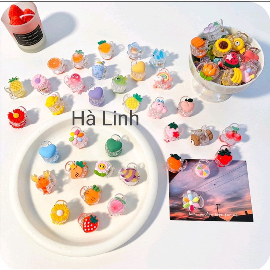 1 Kẹp tóc mái  hoạt hình dễ thương hình cute cho bé gái