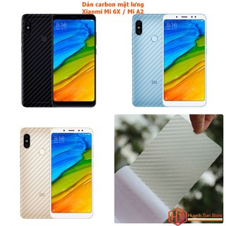 Dán lưng carbon Xiaomi Mi A2 / Mi 6X