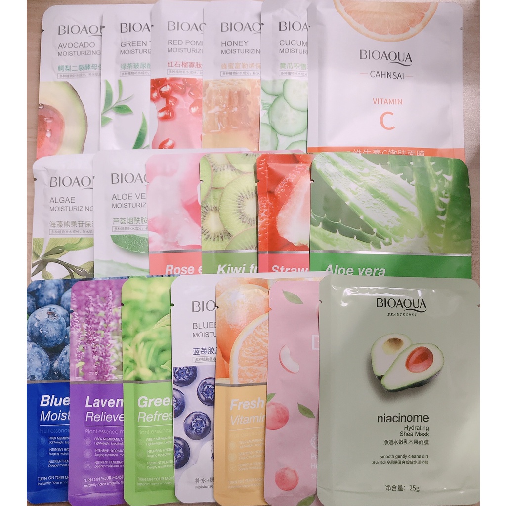 Mặt nạ Bioaqua đủ vị