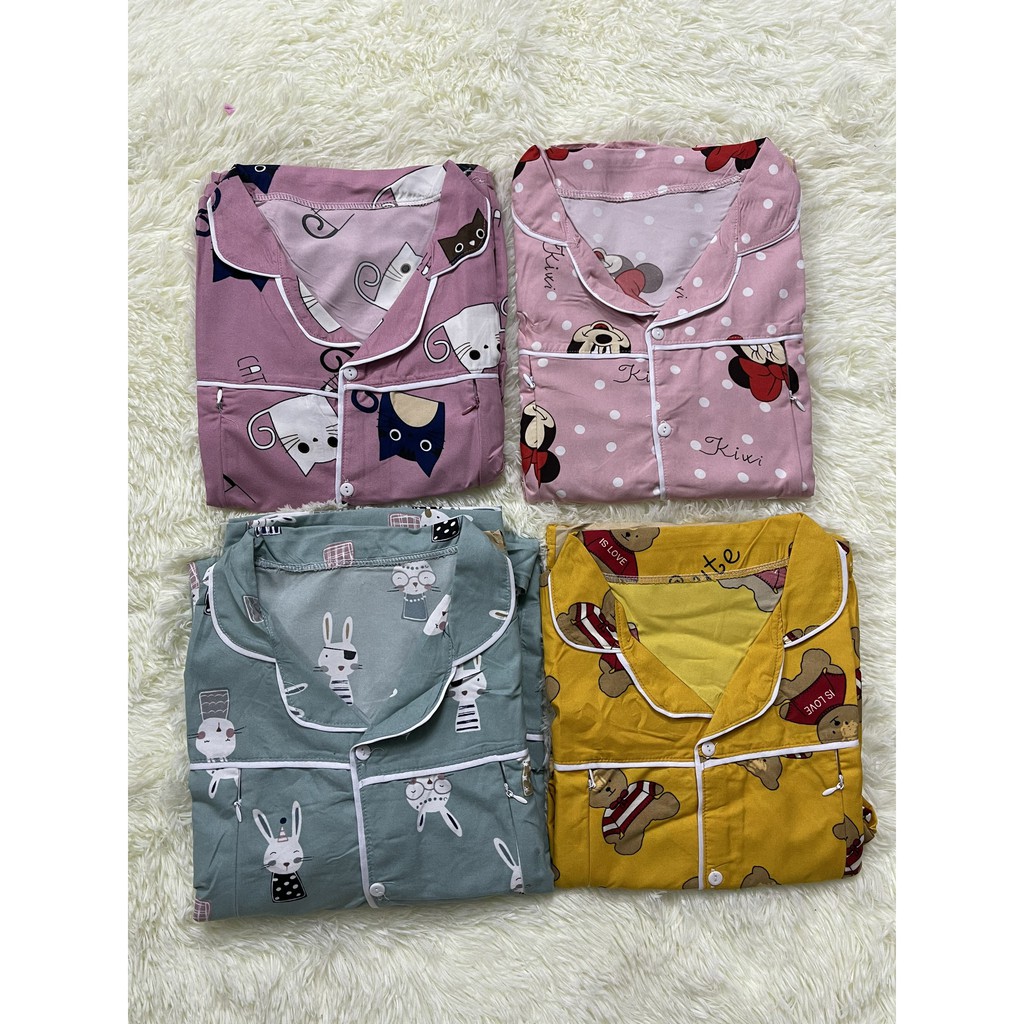 Đồ Bộ Bầu, Bộ Sau Sinh Pijama Mềm Đẹp Mới Nhất BPJM930, Hàng Chuẩn- Ảnh trải sàn và video chụp thực tế