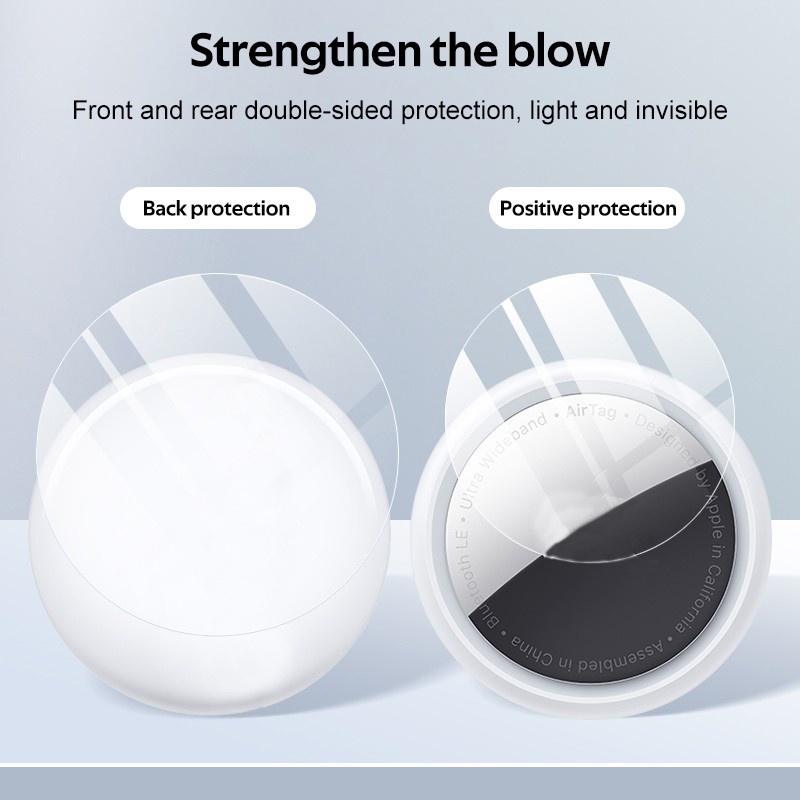 Miếng dán TBTIC bằng TPU hydrogel HD mềm siêu trong suốt hình tròn dành cho màn hình cảm ứng Apple Airtag