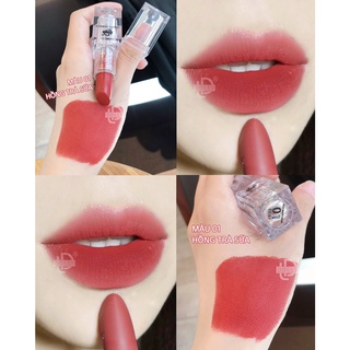 Son thỏi lì siêu mịn môi DOLLY VARIETY [Màu Hồng trà sữa]