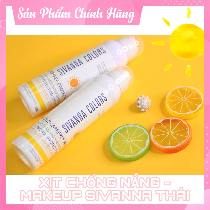 ☀️ Xịt Chống Nắng - Makeup Sivanna Thái Lan 🇹🇭 Chính Hãng