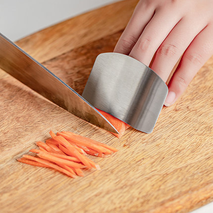 Dụng cụ bảo vệ ngón tay an toàn khi cắt thực phẩm bằng thép không gỉ