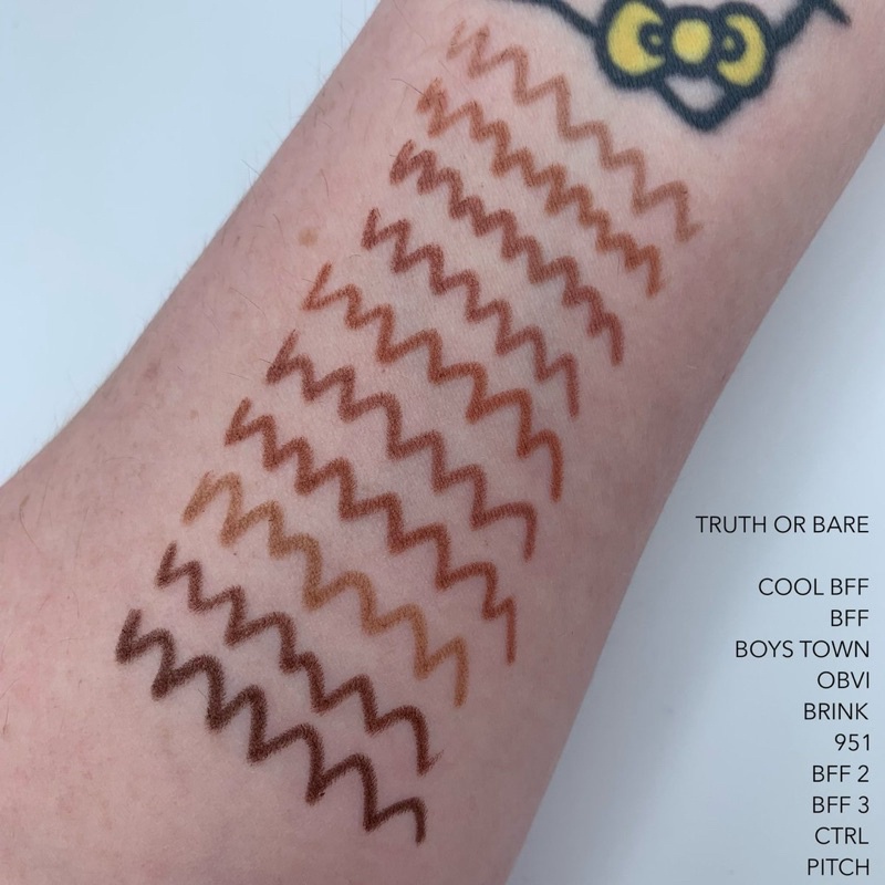 ColourPop - Nude Lippie Pencils | bút chì kẻ viền môi màu nude tách set