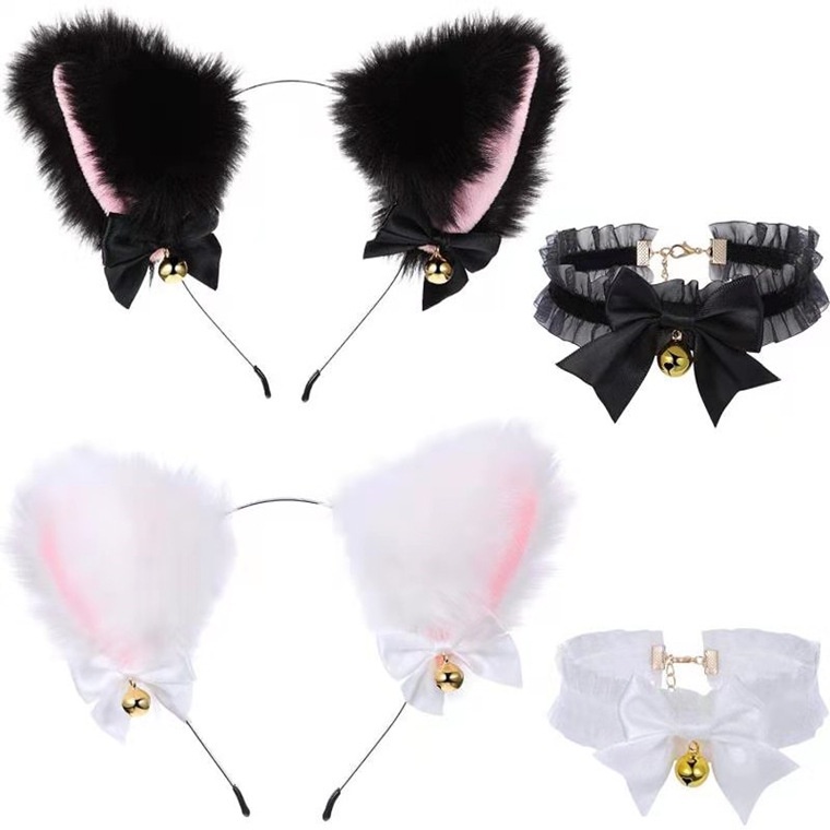 1 Set Băng Đô Tai Cáo Dễ Thương Cho Bé Gái