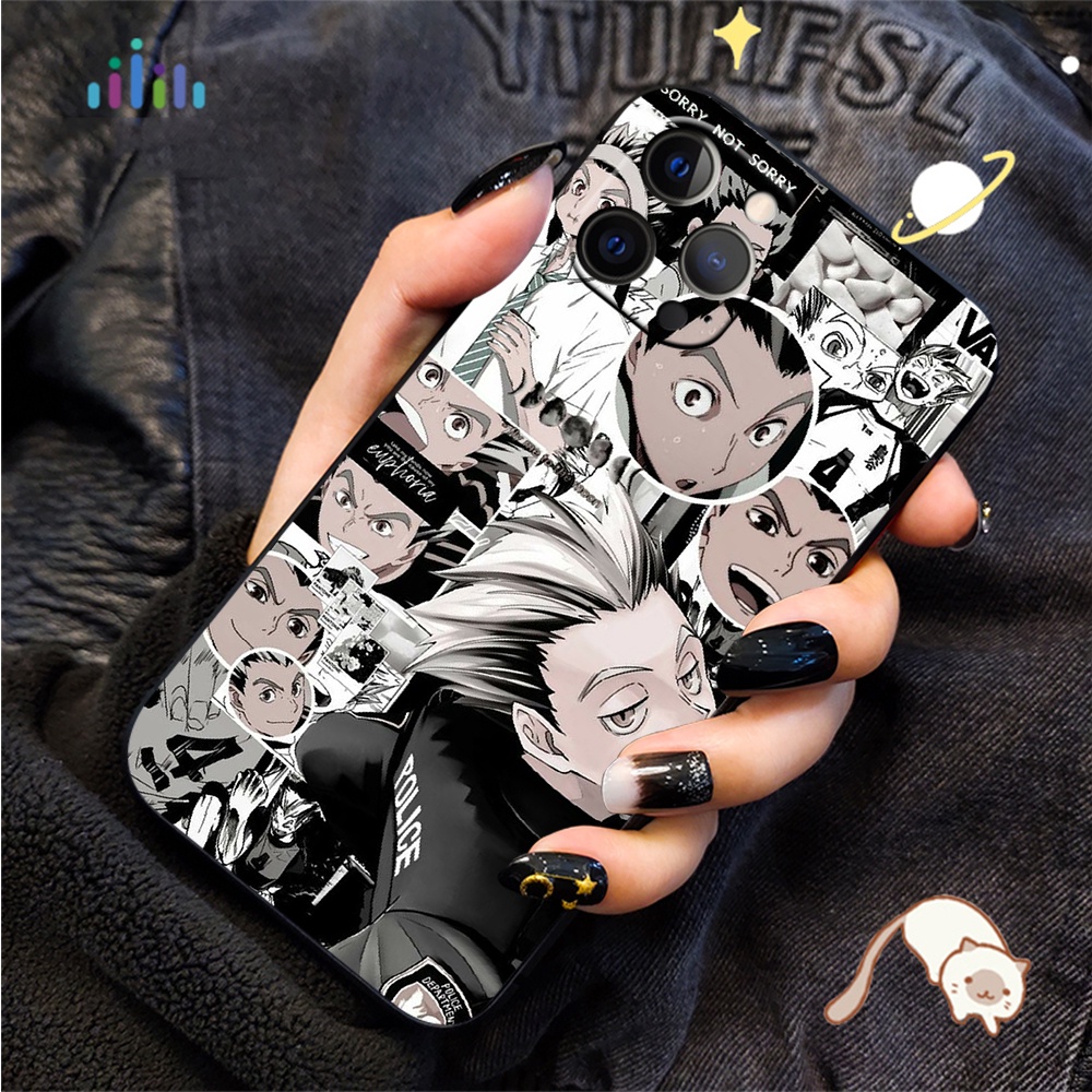 Ốp Điện Thoại Mềm Họa Tiết Haikyuu g132 Cho iphone 7 8 7 + 8 + 6 + 6s + xr xs max 5 5s Ốp Điện Thoại silicone In Hình haikyuu Cho Iphone