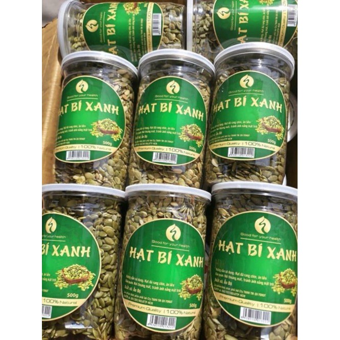 Nhân Hạt Bí Xanh Đã Tách Vỏ Ấn Độ 500g