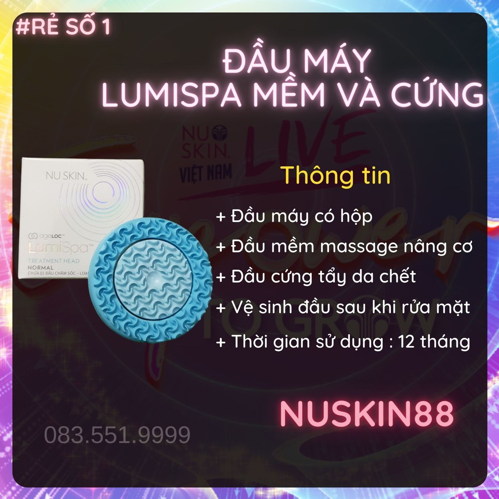 [INBOX NHẬN GIÁ SỈ] Đầu máy rửa mặt Lumispa Nuskin NuSkin 88 20