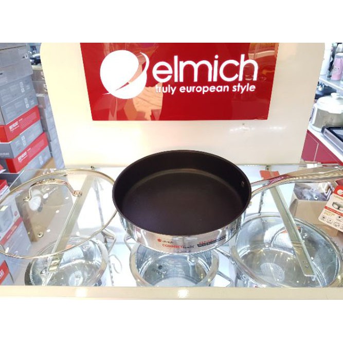 Chảo chống dính Inox 304 Connect Health Elmich EL3142 đường kính 26cm nhập khẩu CH Séc chính hãng, bảo hành 60 tháng
