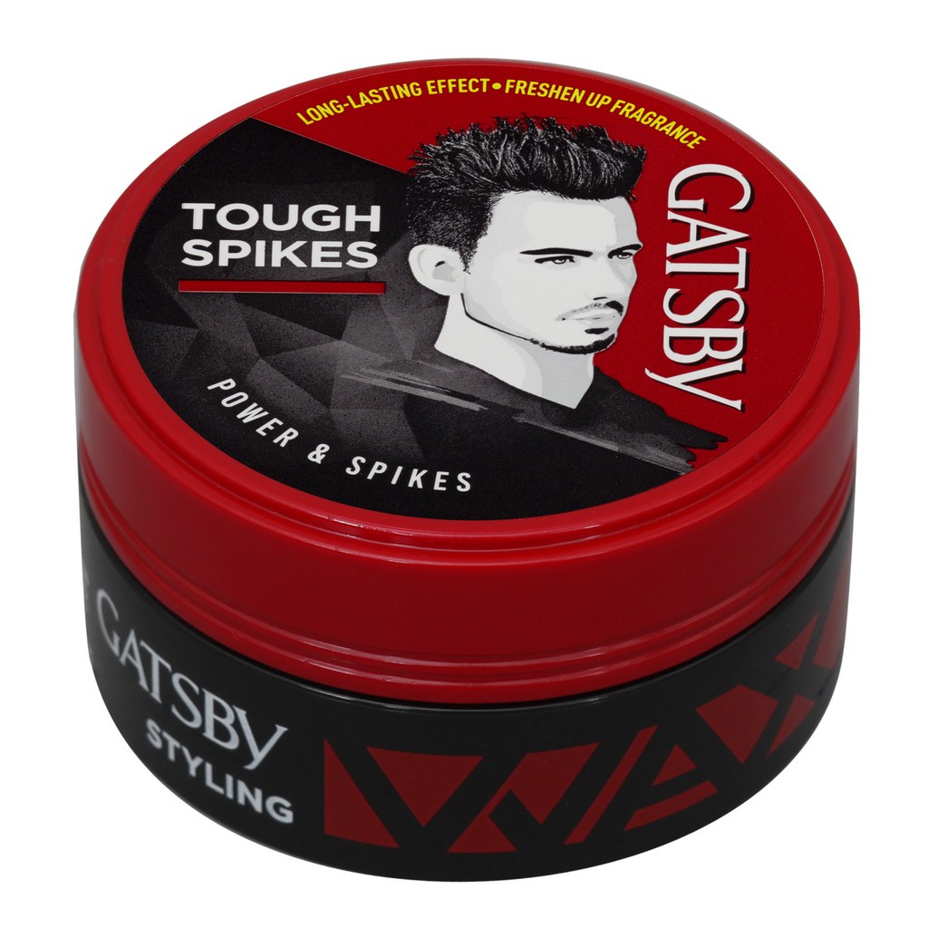 Sáp tạo kiểu tóc nam GATSBY TOUGH SPIKES STYLING WAX 75g (Màu Đỏ)