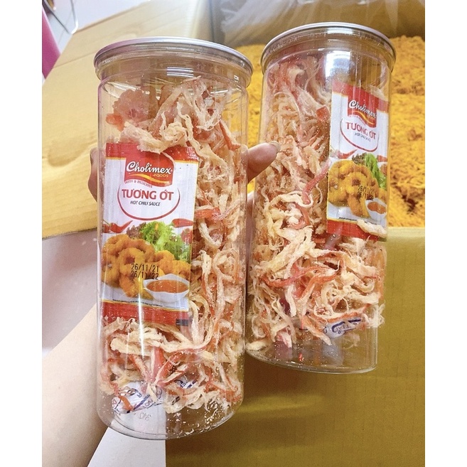 Mực Xé Sợi Hấp Nước Đứa 250G