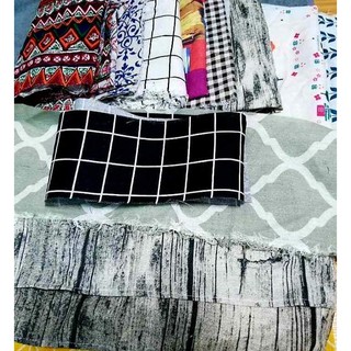 Vải bố vải vụn làm đồ handmade