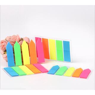 Set 125 miếng dán ghi chú màu huỳnh quang tiện dụng dành cho học sinh