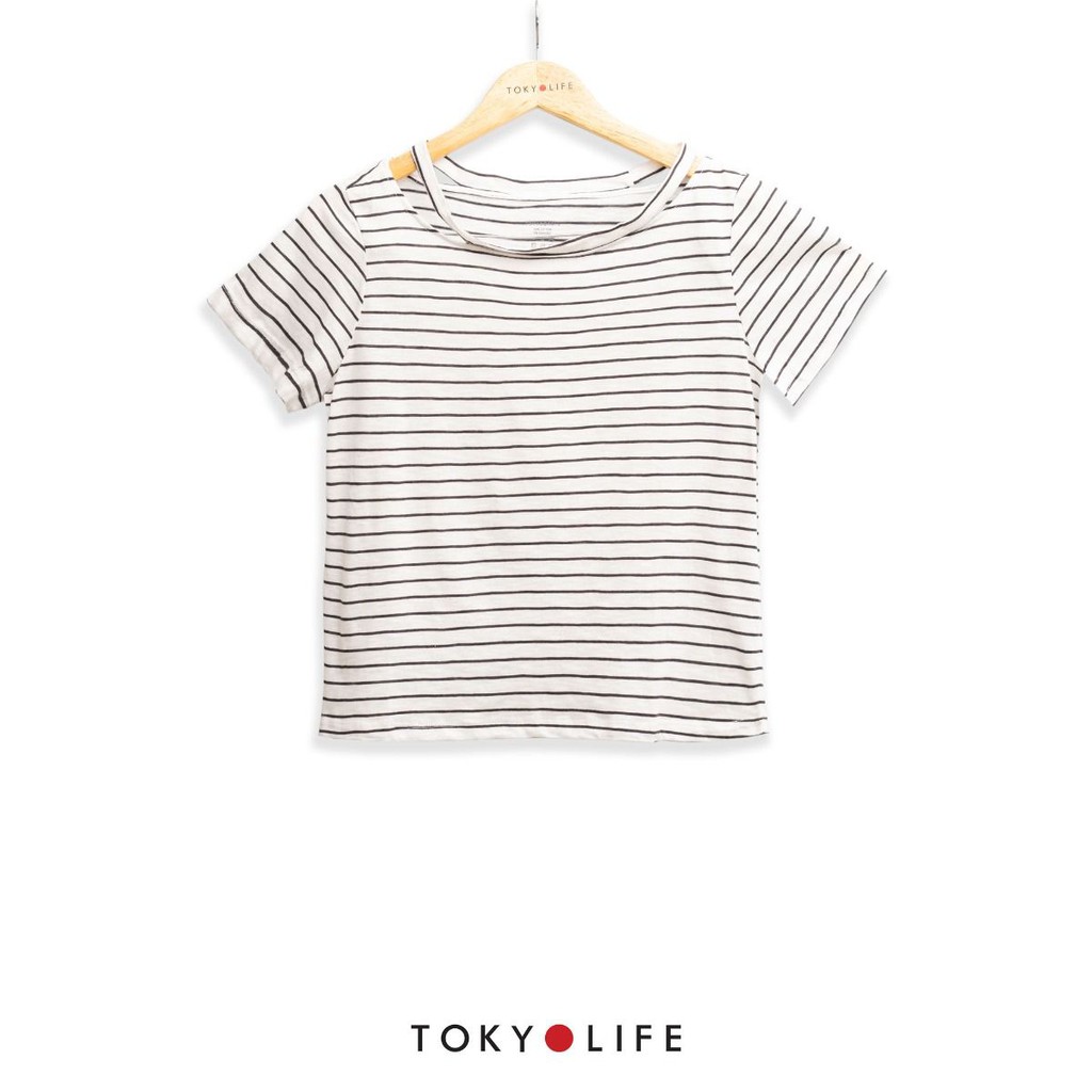 Áo T-Shirt Nữ TOKYOLIFE cổ tròn cut-out I9TSH005G