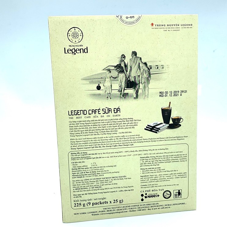 Cà phê hòa tan Trung Nguyên Legend Hộp 9 gói | BigBuy360 - bigbuy360.vn