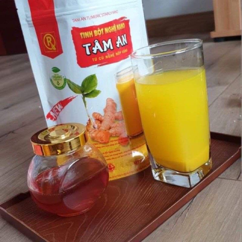 1kg tinh bột nghệ Nano Tâm An ( 2 túi)