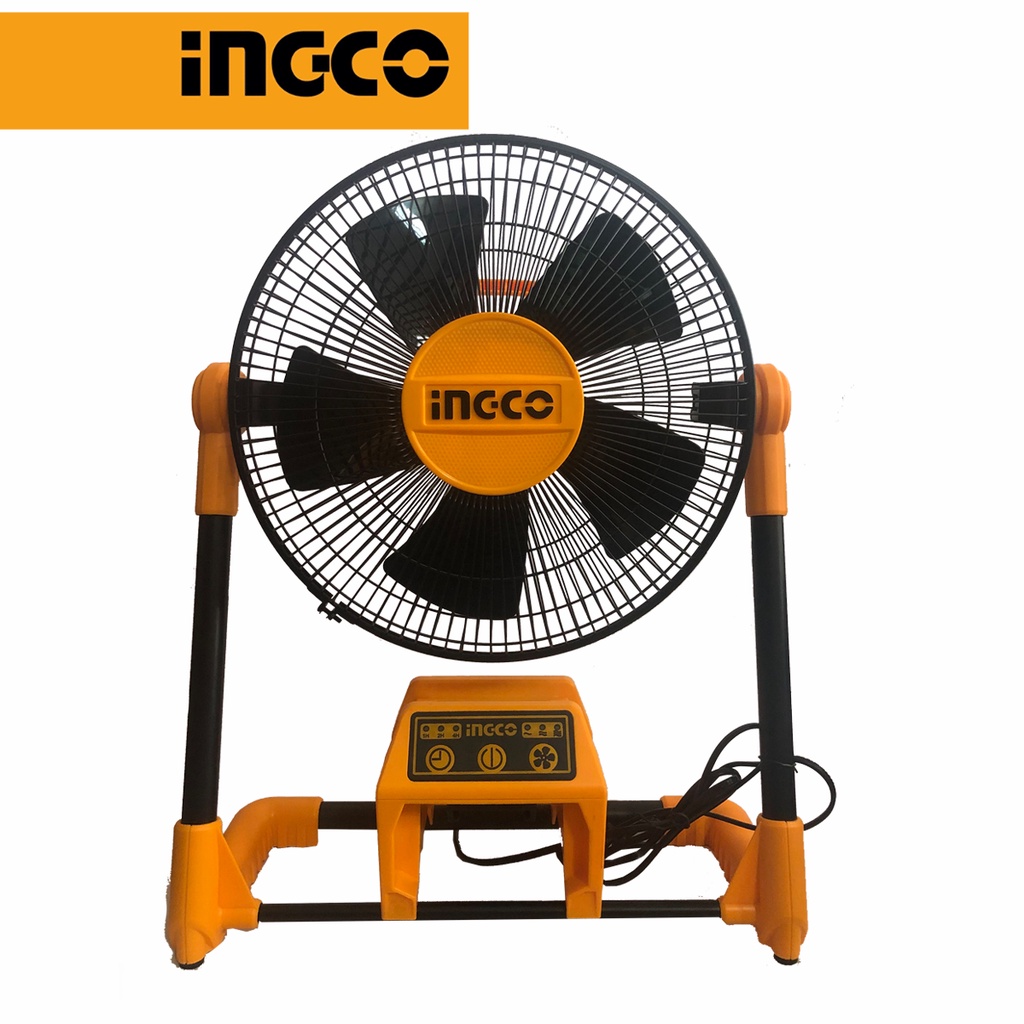 INGCO CFALI2001 Quạt để bàn dùng pin 20V &amp; điện Ingco loại 30cm Không kèm pin và sạc