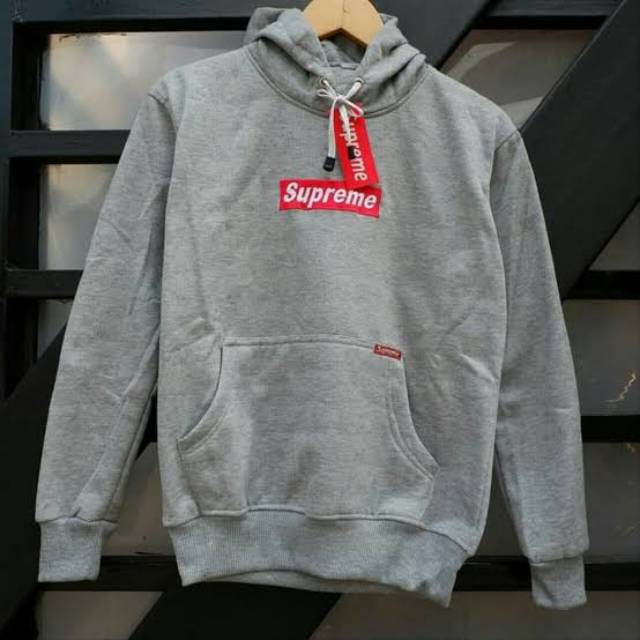 Áo Hoodie Thêu Logo Supreme Thời Trang Cho Nam Nữ