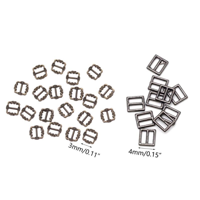 Set 20 Nút Cài Bằng Vải Trang Trí Búp Bê Giảm Căng Thẳng