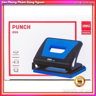 Máy đục lỗ deli 0105, máy đục lỗ deli 0103 - vpp đặng ngoan