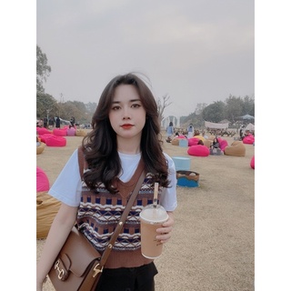 ANU706 - ÁO GILE LEN QC THỔ CẨM CỔ TIM