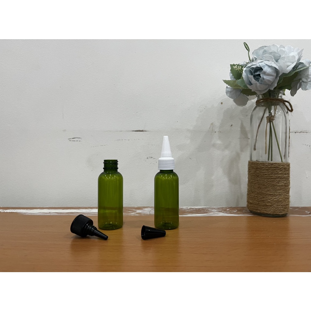 Chai nhựa pet NẮP NHỌN, chai chiết mỹ phẩm, chiết mực 20ml/30ml/50ml/100ml