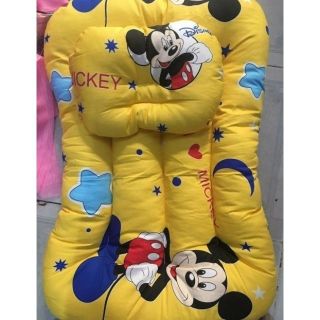 Bộ nệm gối sơ sinh 60*80cm