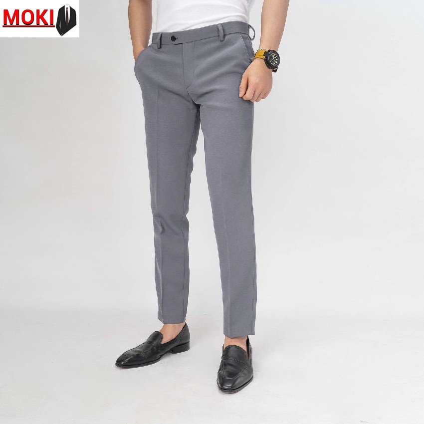 Quần tây âu nam MOKI dáng slimfit, chuẩn thiết kế hàn quốc, cực tôn dáng, lịch sự, trẻ trung | BigBuy360 - bigbuy360.vn